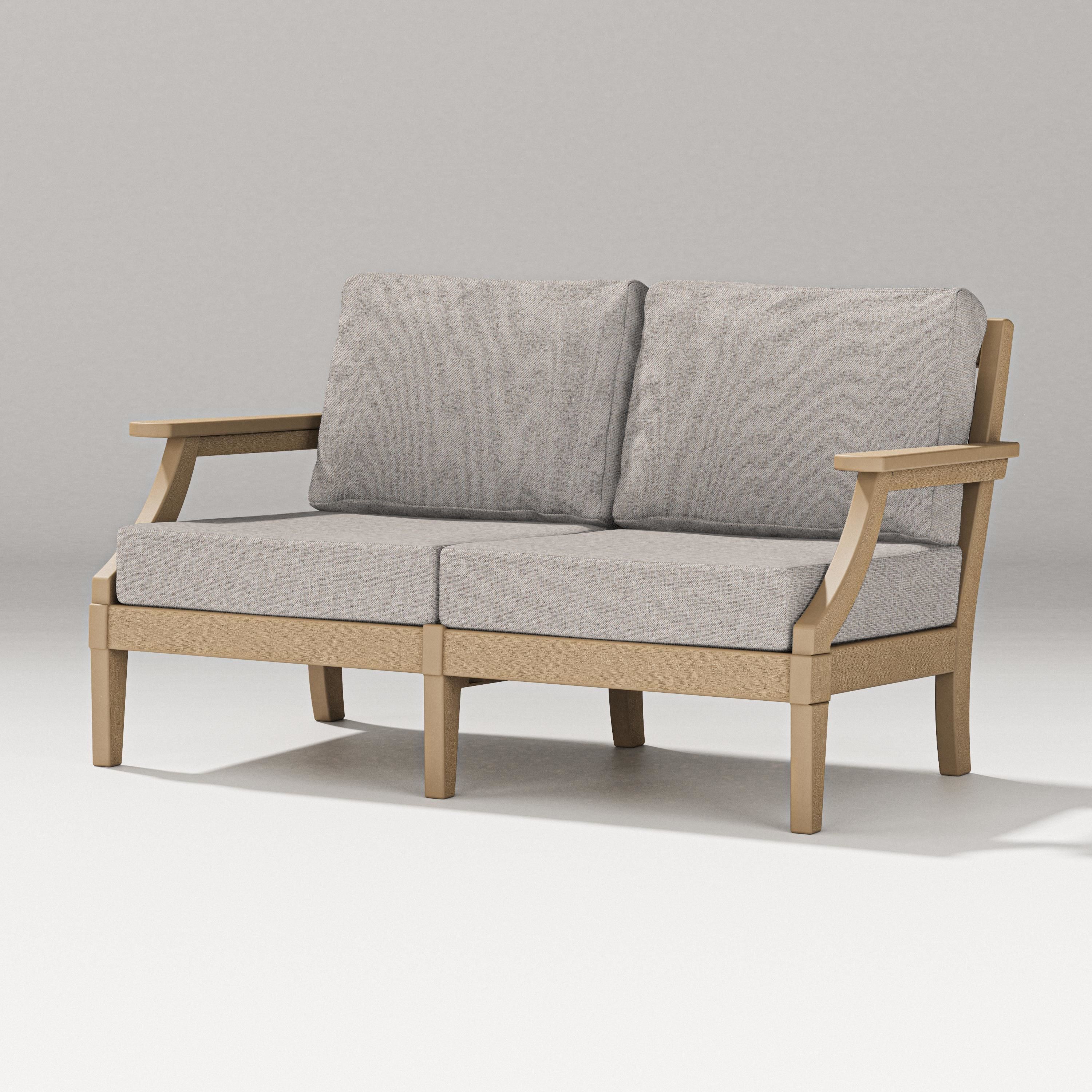 PW Designer Series Estate Loveseat in Vintage Sahara / Weathered Tweed