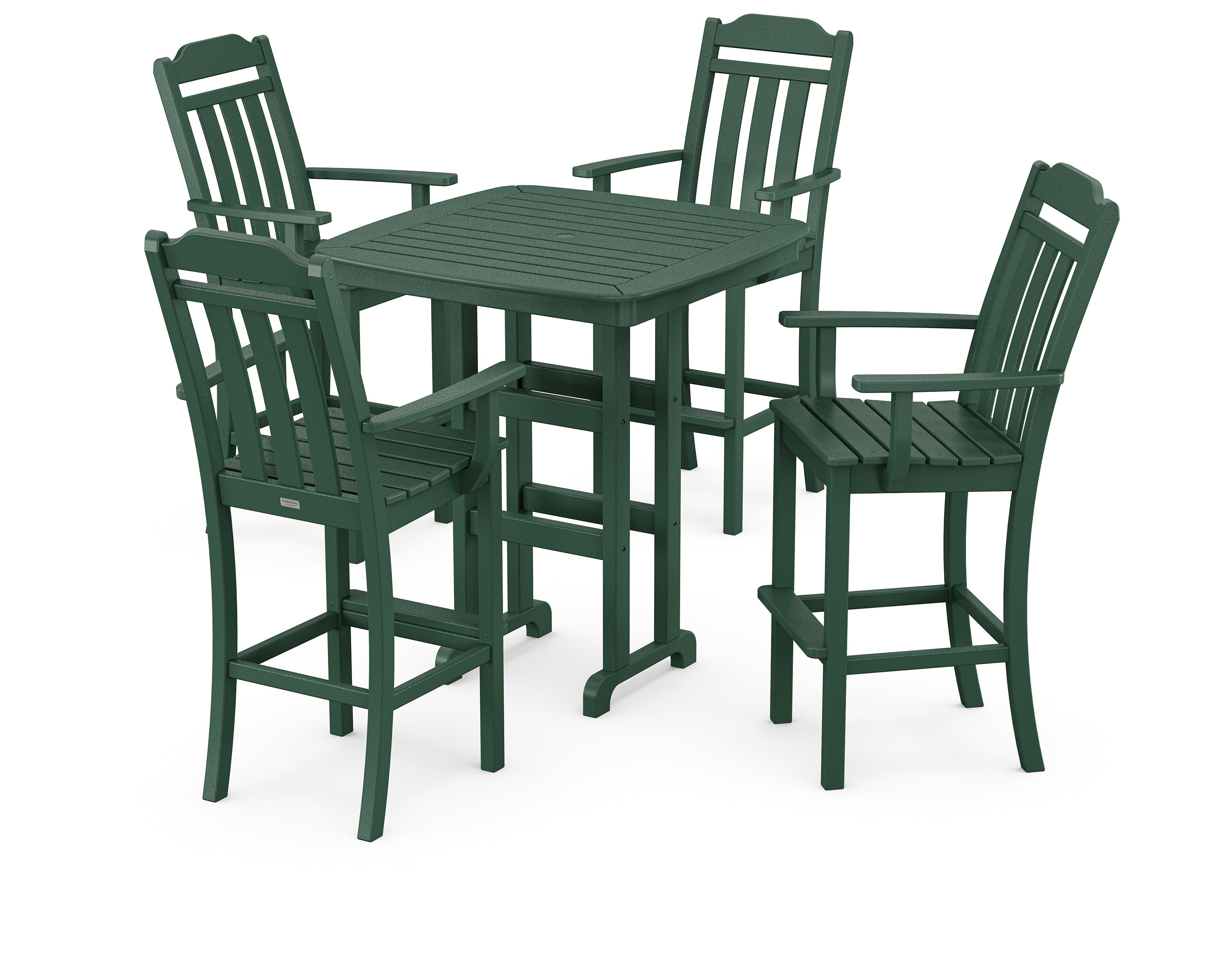 Country Living Cottage 5-Piece Bar Set in Green