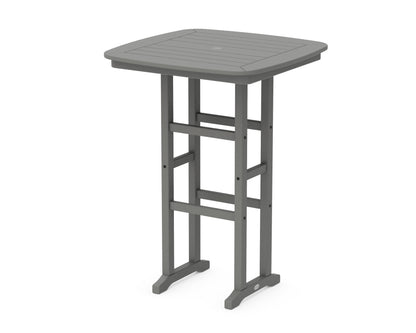 POLYWOOD® Nautical 31" Bar Table in Slate Grey