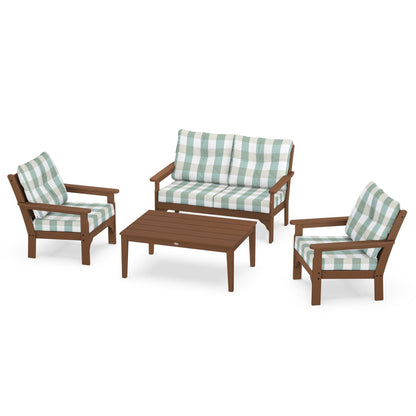 Vineyard 4 Piece Deep Seating Set - Teak