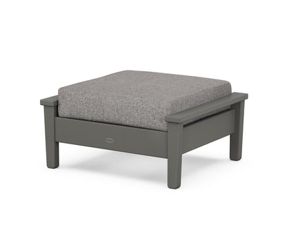 POLYWOOD® Prescott Deep Seating Ottoman in Slate Grey / Grey Mist