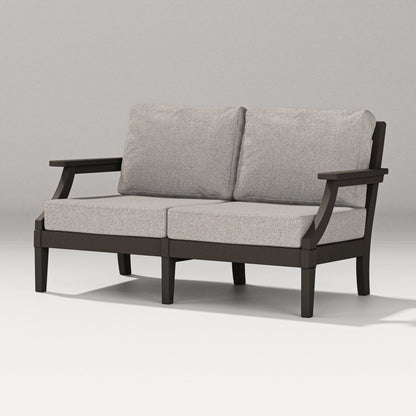 PW Designer Series Estate Loveseat in Vintage Coffee / Weathered Tweed