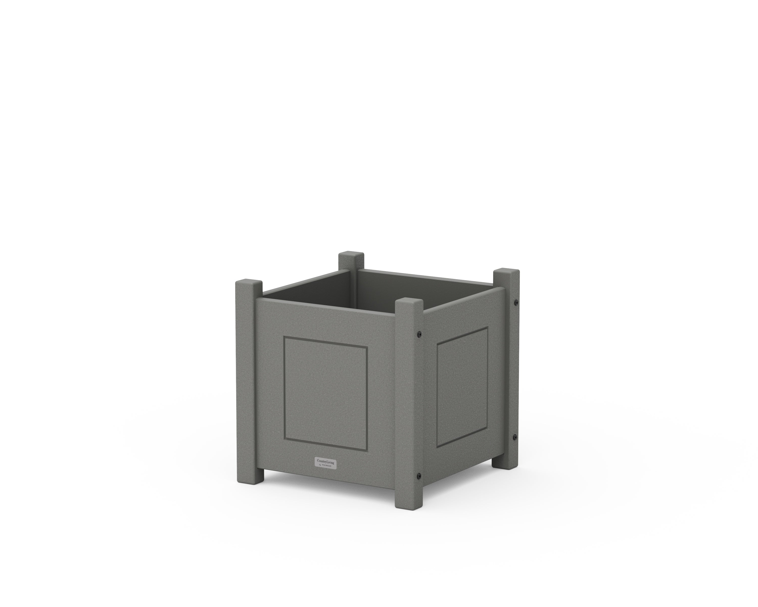 Country Living Country Living Square Planter Box in Slate Grey