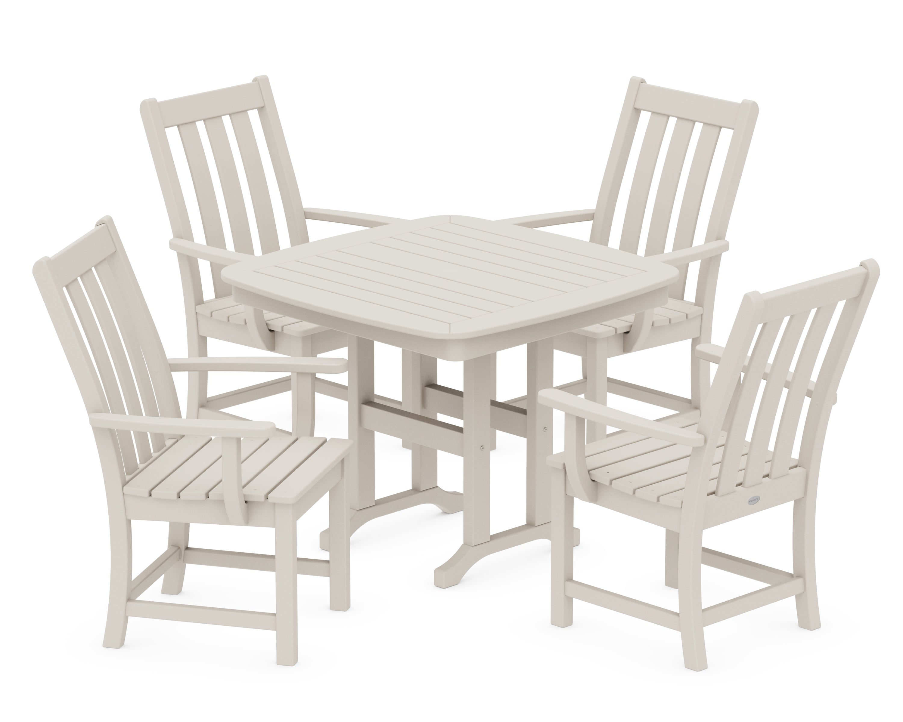 POLYWOOD® Vineyard 5-Piece Dining Set in Sand