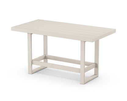 POLYWOOD® EDGE 40" x 78" Bar Table in Sand