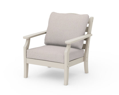 Draper James™ by  POLYWOOD® Savannah Deep Seating Chair in Sand / Dune Burlap