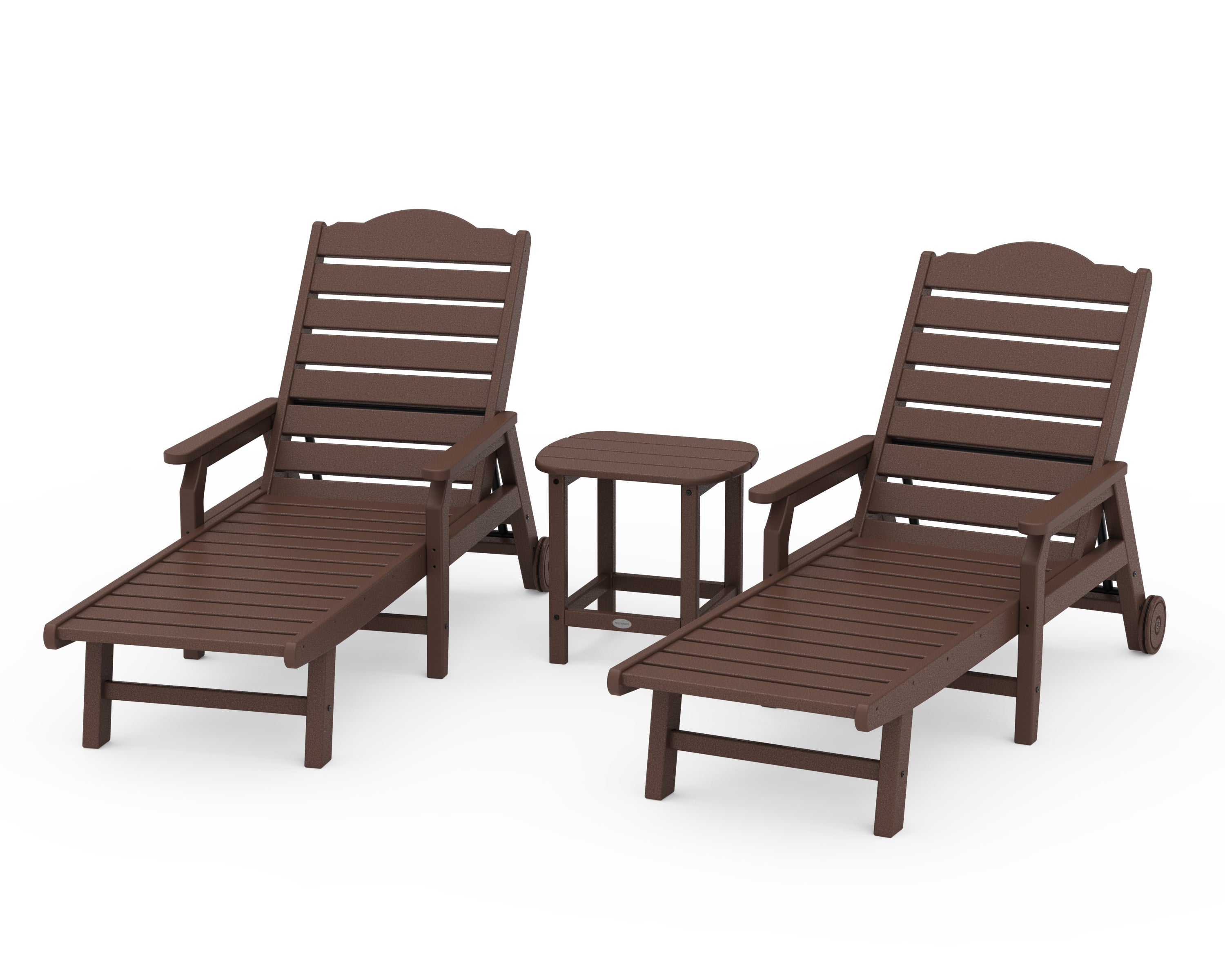 Draper James™ by  POLYWOOD® 3-Piece Savannah Chaise Lounge Set in Mahogany