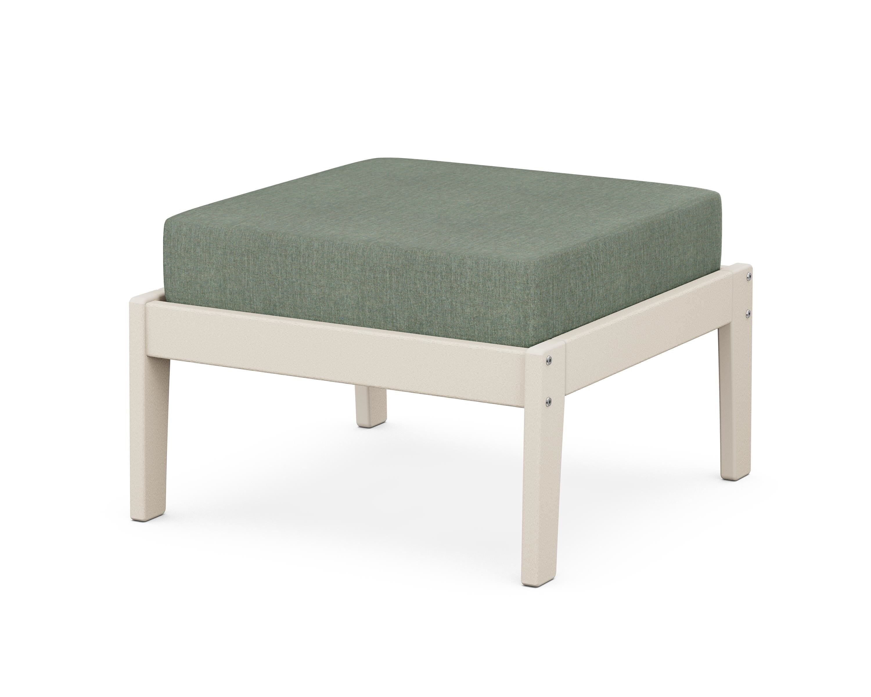 Unbranded Deep Seating Ottoman in Sand / Cast Sage