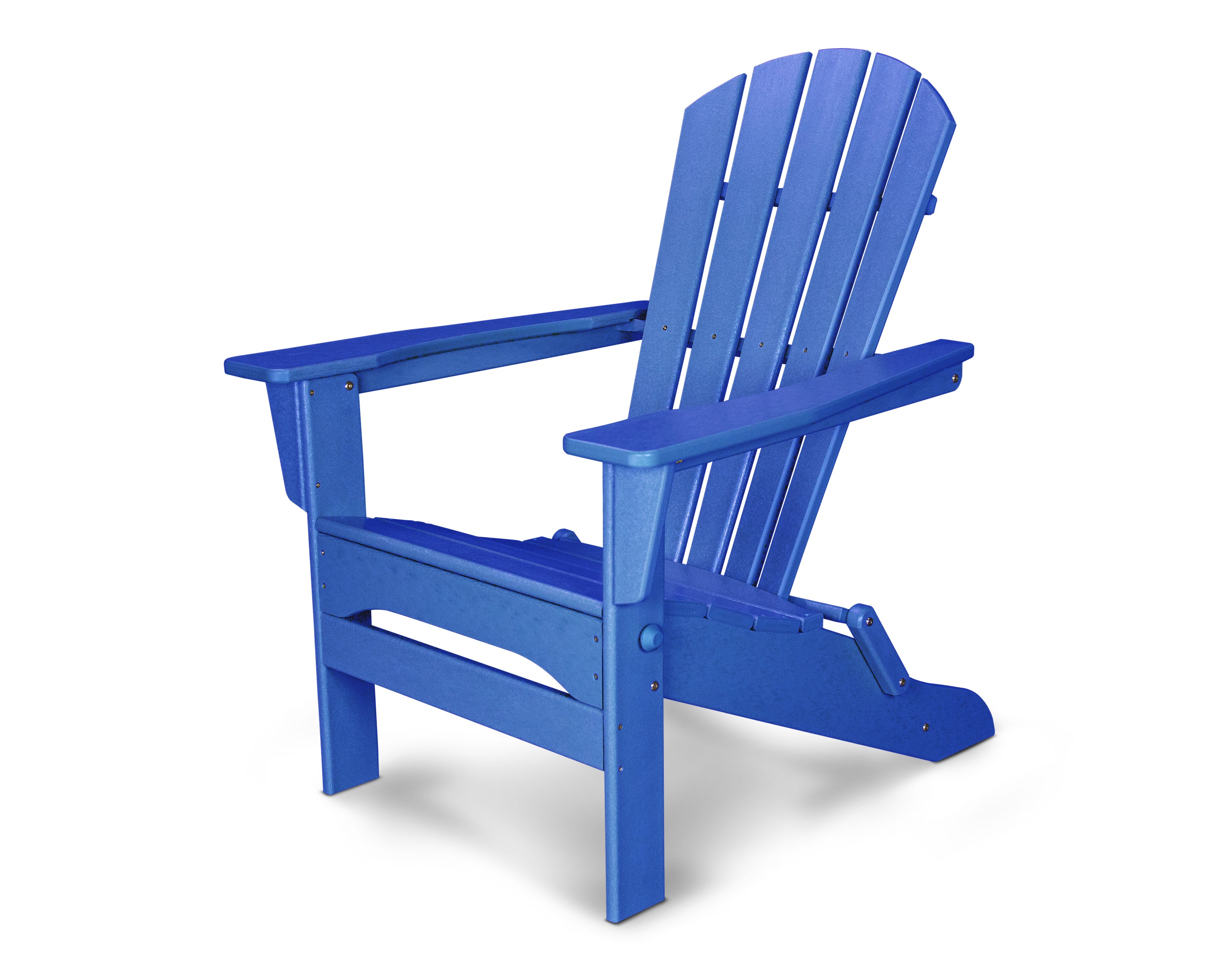 POLYWOOD® Palm Coast Folding Adirondack in Pacific Blue
