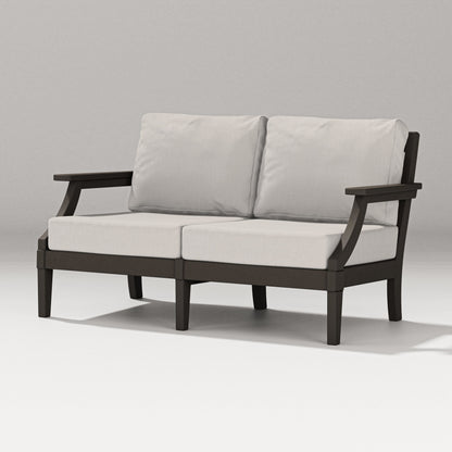 PW Designer Series Estate Loveseat in Vintage Coffee / Cast Ash