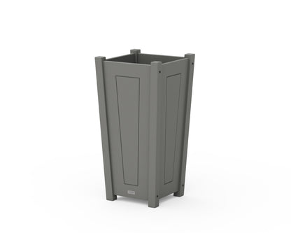 Country Living Country Living Tapered Square Planter Box in Slate Grey