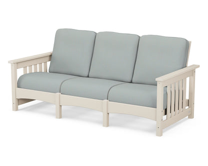 POLYWOOD® Club Mission Sofa in Sand / Spa