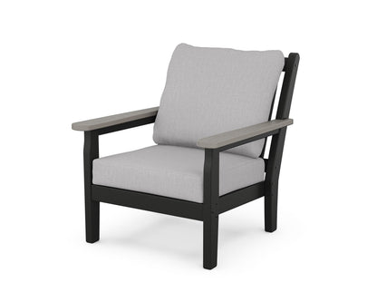 Chippendale Deep Seating Chair - Black