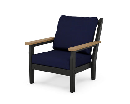 Chippendale Deep Seating Chair - Black