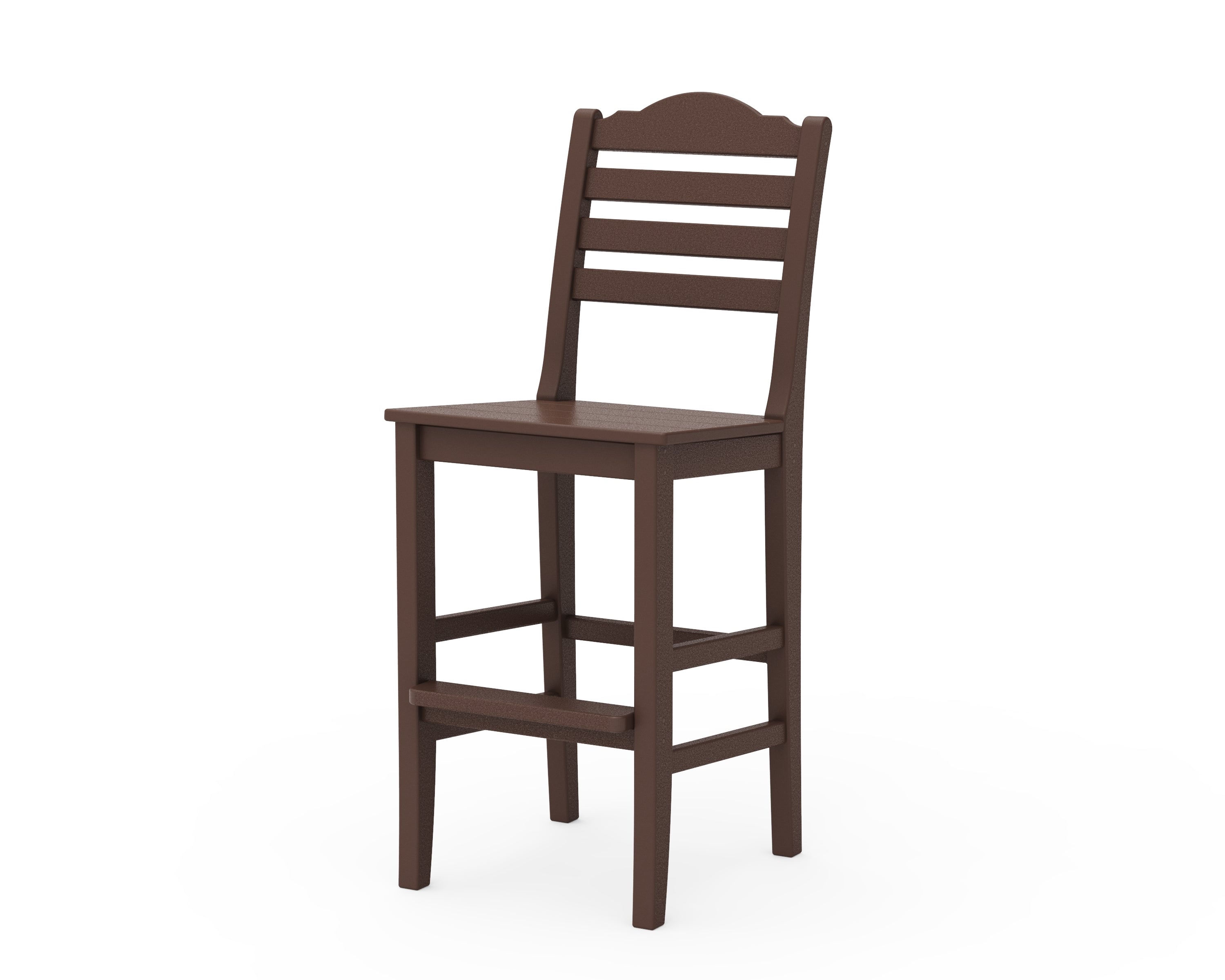 Draper James™ by  POLYWOOD® Savannah Bar Side Chair in Mahogany