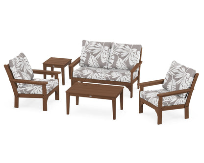 Vineyard 5 Piece Deep Seating Set - Teak