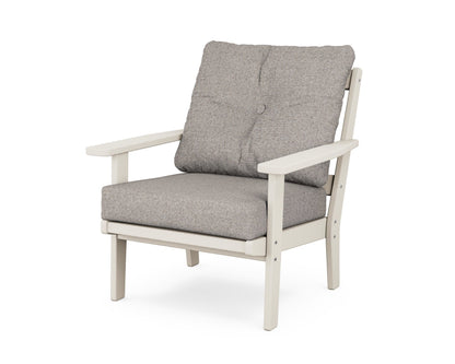 POLYWOOD® Prairie Deep Seating Chair in Sand / Weathered Tweed