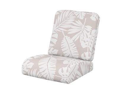 POLYWOOD® Club Seat/Back Cushion in Leaf Dune Burlap