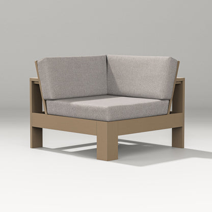 PW Designer Series Latitude Modular Corner Chair in Vintage Sahara / Weathered Tweed