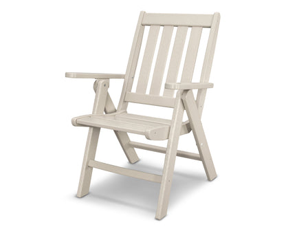 POLYWOOD® Vineyard Folding Dining Chair in Sand