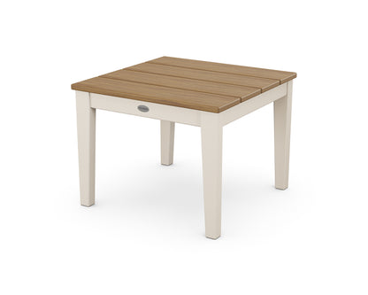 POLYWOOD® Newport 22" End Table in Sand / Natural