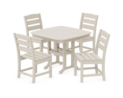 POLYWOOD® Lakeside 5-Piece Side Chair Dining Set in Sand
