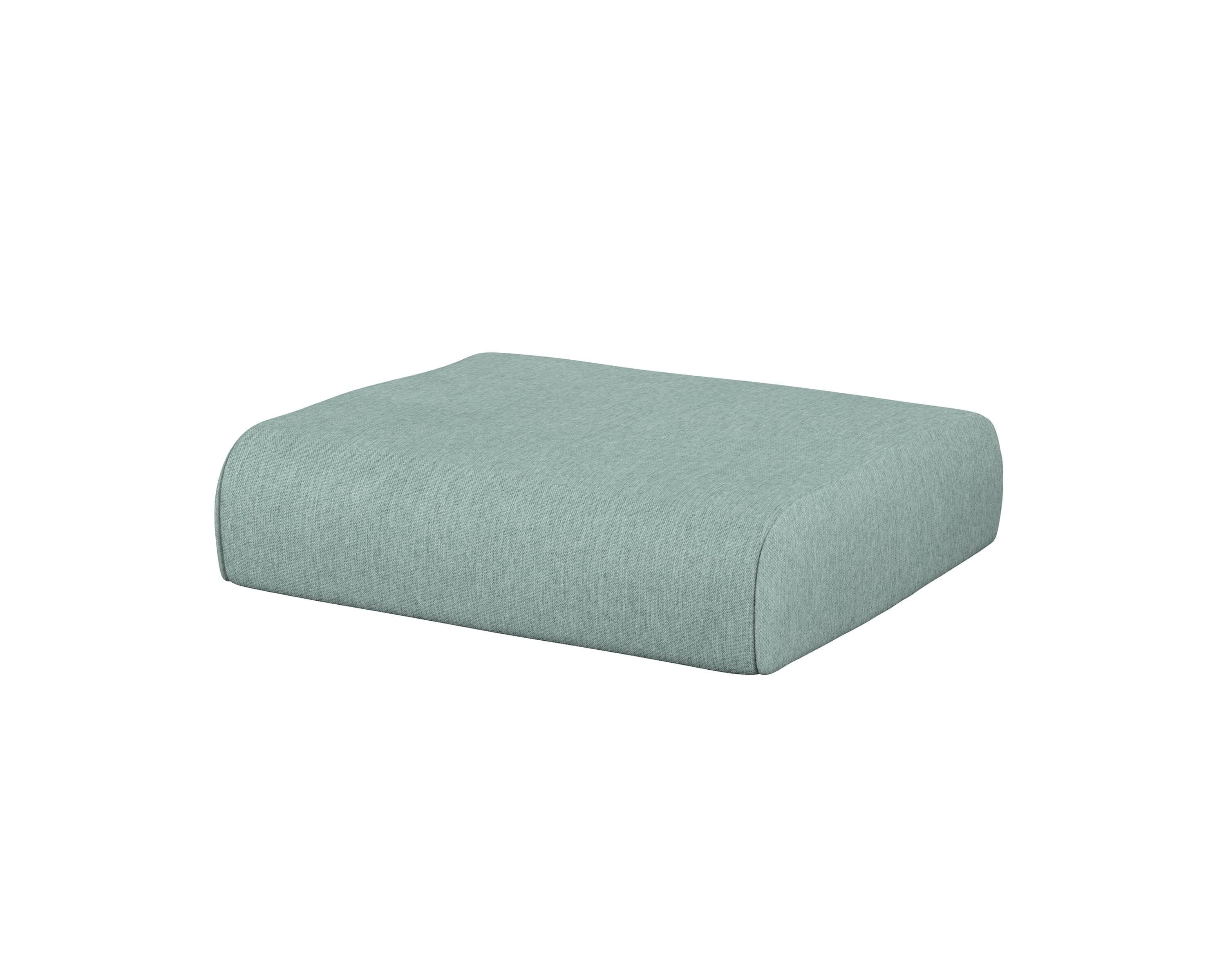 POLYWOOD® Club Ottoman Cushion in Glacier Spa