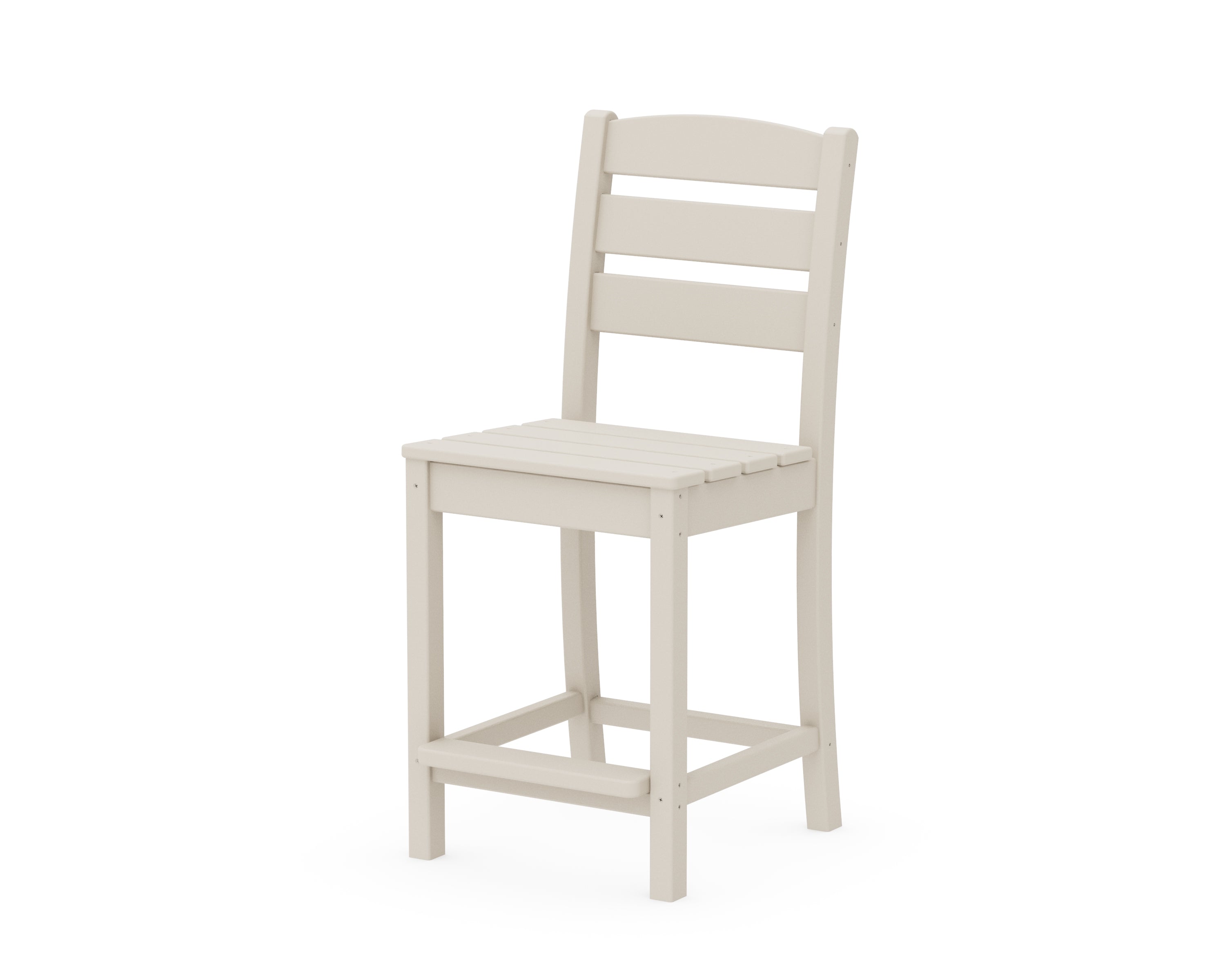 POLYWOOD® Lakeside Counter Side Chair in Sand