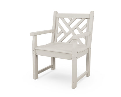 POLYWOOD® Chippendale Garden Arm Chair in Sand