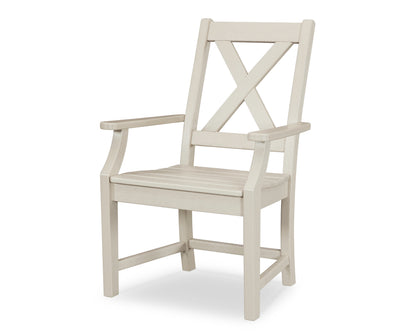POLYWOOD® Braxton Dining Arm Chair in Sand