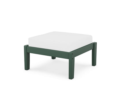 Unbranded Deep Seating Ottoman in Green / Natural