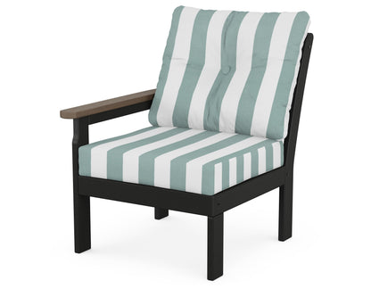 Vineyard Modular Left Arm Chair - Black