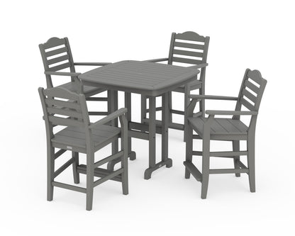 Draper James™ by  POLYWOOD® Savannah 5-Piece Counter Set in Slate Grey
