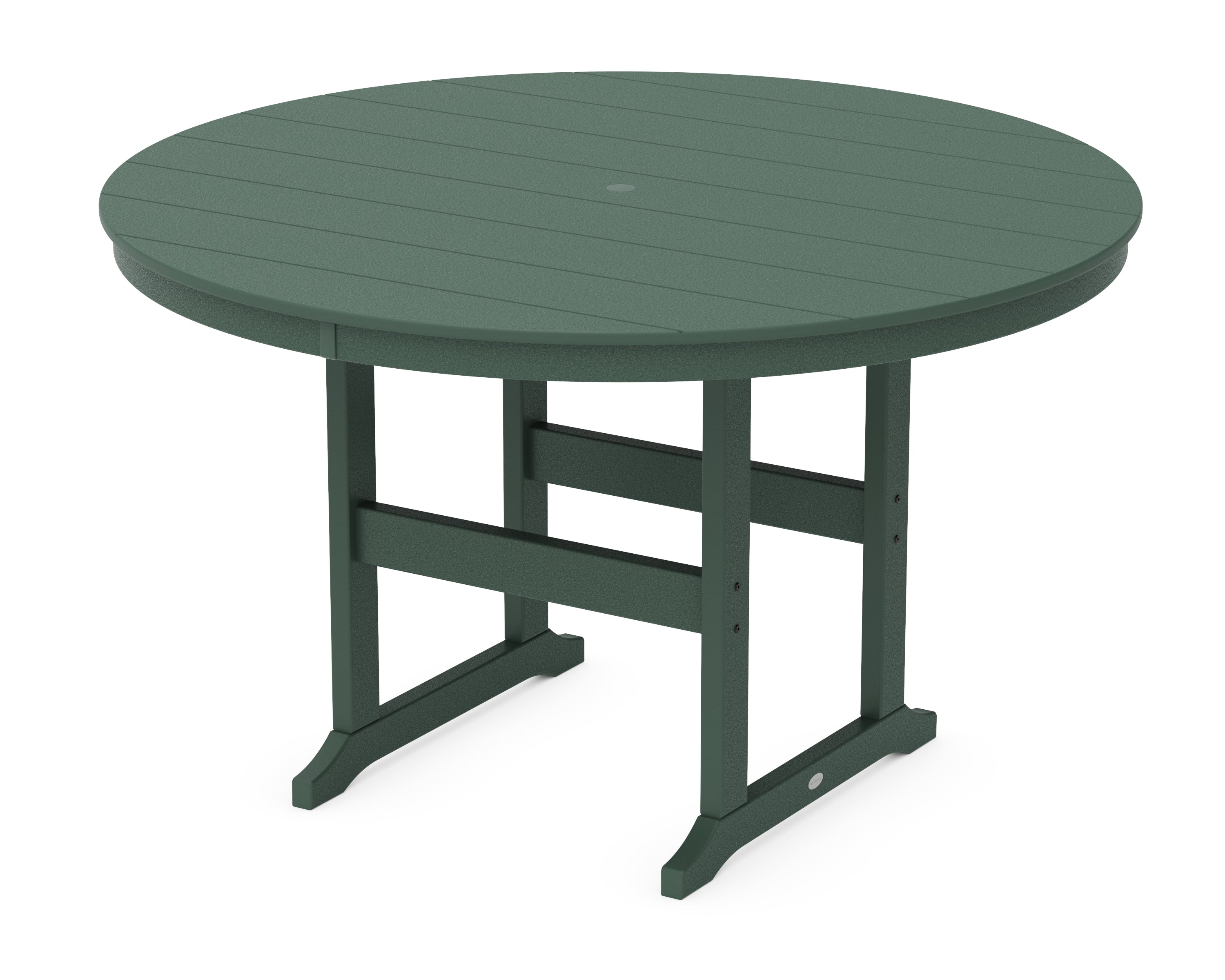 POLYWOOD® 60" Round Farmhouse Counter Table in Green