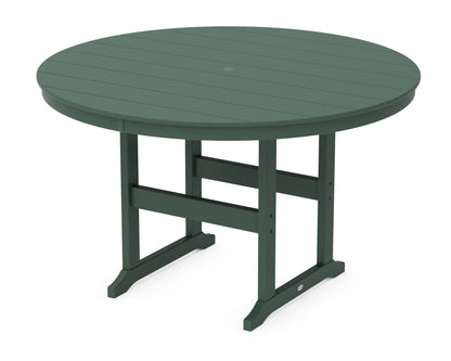 POLYWOOD® 60" Round Farmhouse Counter Table in Green