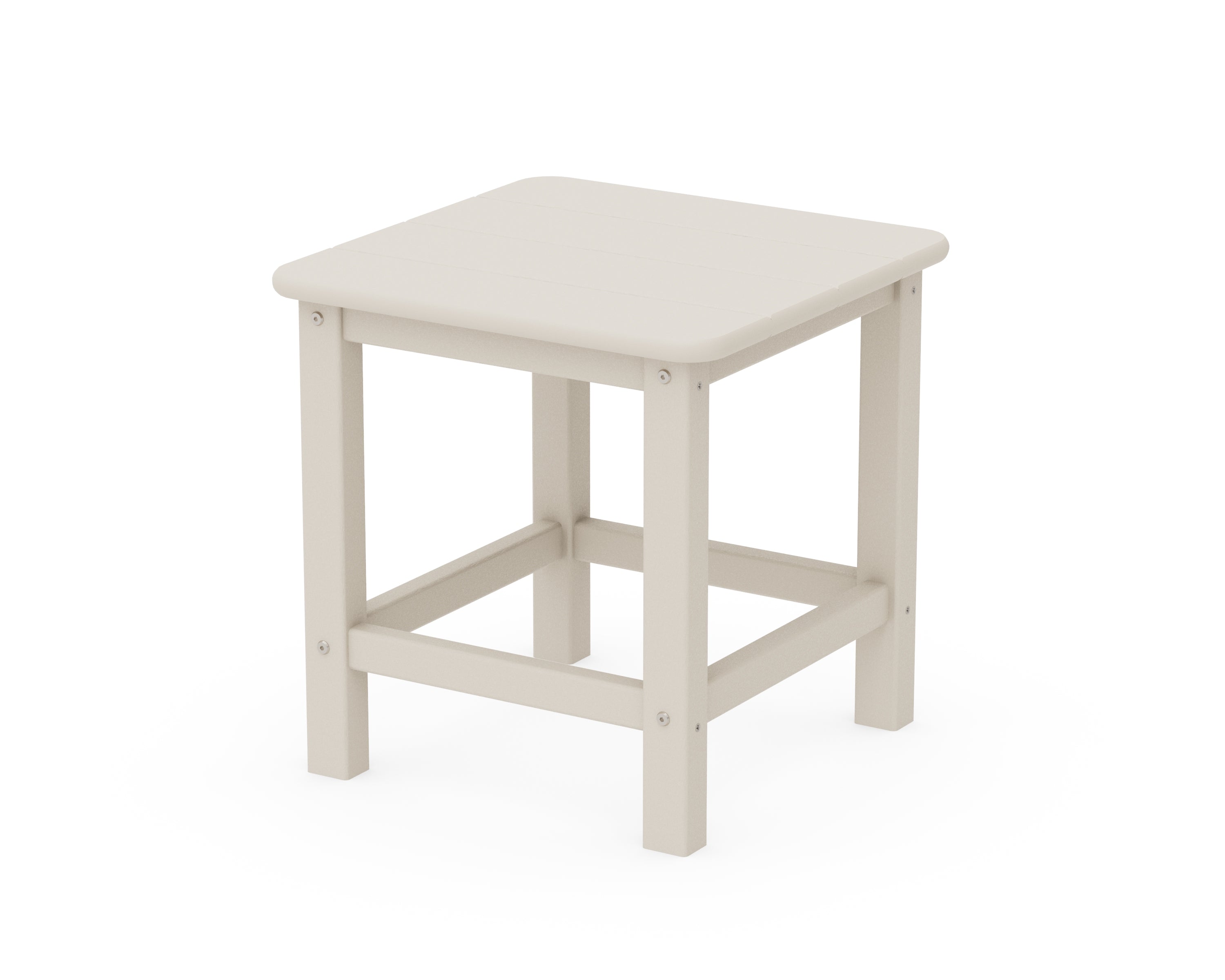POLYWOOD® Seashell 18" Side Table in Sand