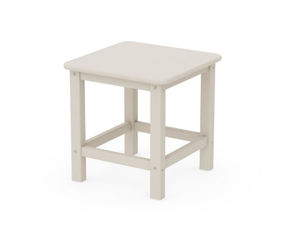 POLYWOOD® Seashell 18" Side Table in Sand