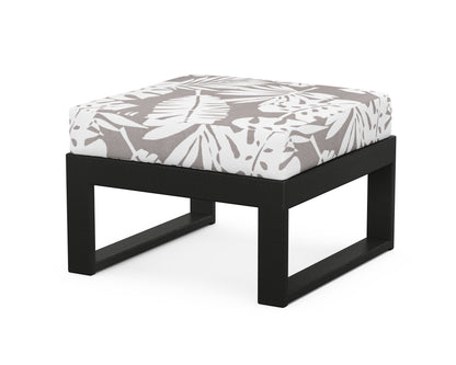 Unbranded Modular Ottoman - Modern in Black / Leaf Grey Mist