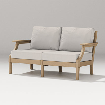 PW Designer Series Estate Loveseat in Vintage Sahara / Cast Ash