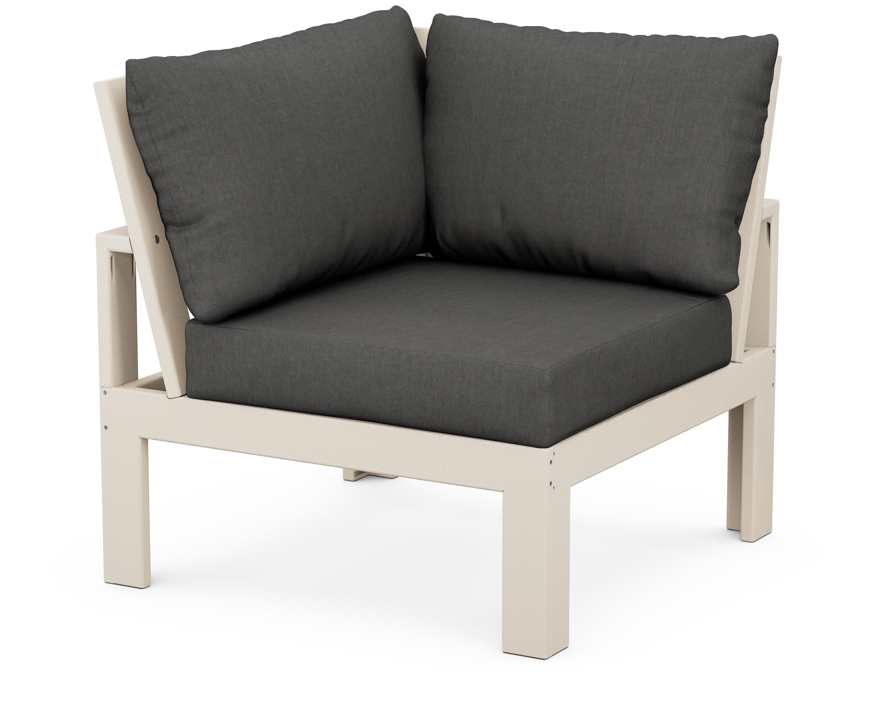 Unbranded Modular Corner Chair in Sand / Spectrum Carbon