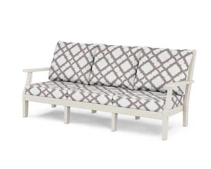 Country Living Wovendale Deep Seating Sofa in Sand / Trellis Grey Mist