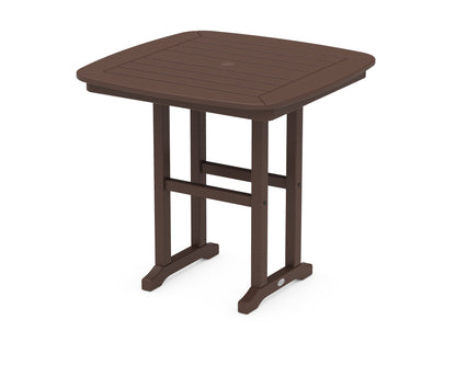 POLYWOOD® Nautical 31" Dining Table in Mahogany
