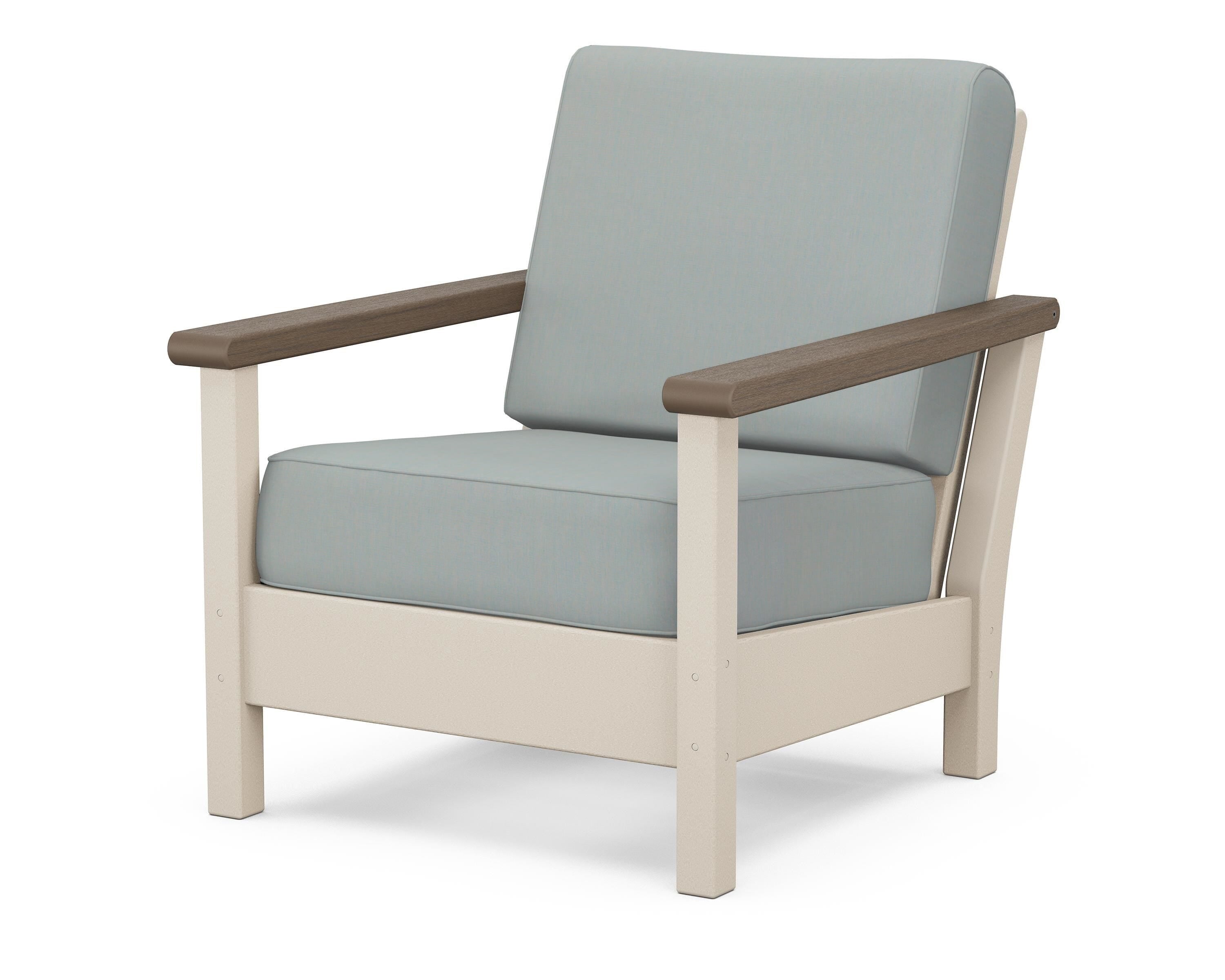 POLYWOOD® Harbour Deep Seating Chair in Sand / Kona / Spa
