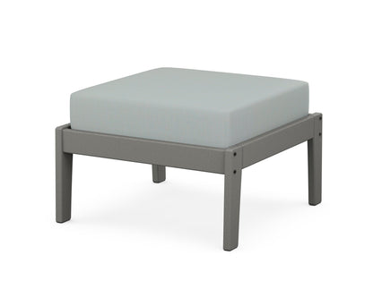 Unbranded Deep Seating Ottoman in Slate Grey / Spa