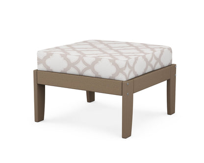 Unbranded Modular Ottoman - Classic in Vintage Sahara / Trellis Dune Burlap