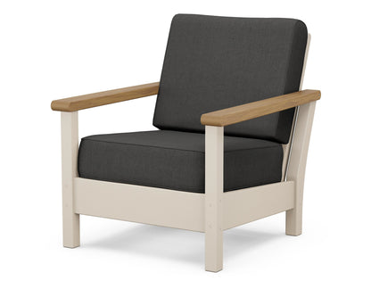 POLYWOOD® Harbour Deep Seating Chair in Sand / Natural / Spectrum Carbon