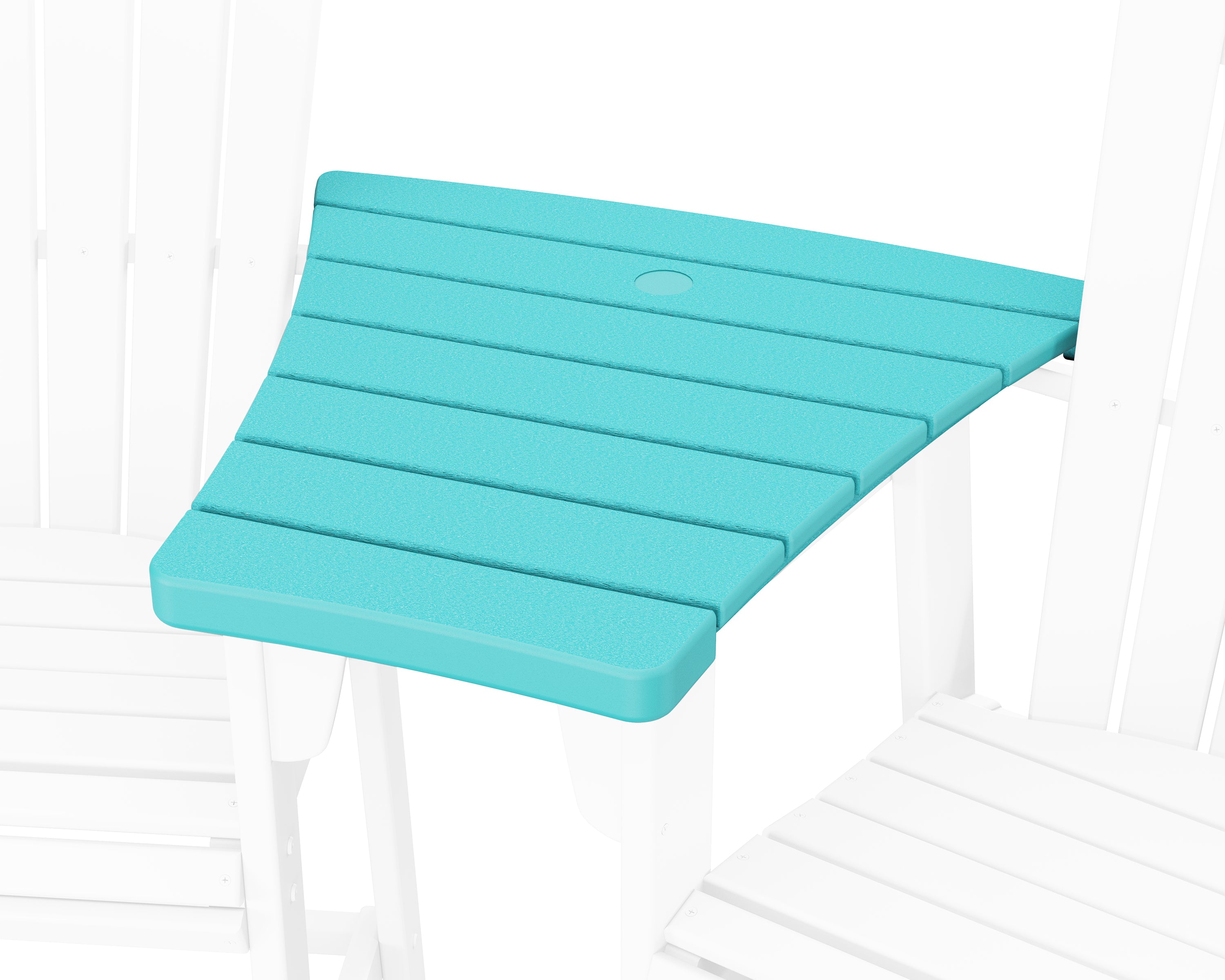 POLYWOOD® 600 Series Angled Adirondack Dining Connecting Table in Aruba