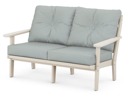 POLYWOOD® Lakeside Deep Seating Loveseat in Sand / Spa