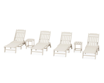 Country Living Cottage 6-Piece Chaise Set in Sand