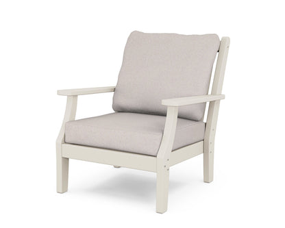 Country Living Wovendale Deep Seating Chair in Sand / Dune Burlap